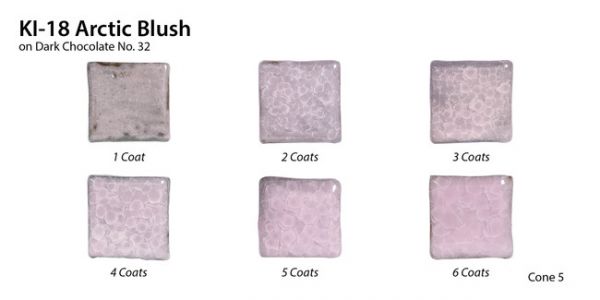 AMACO Kiln Ice - KI-18 - Arctic Blush - 1  pint